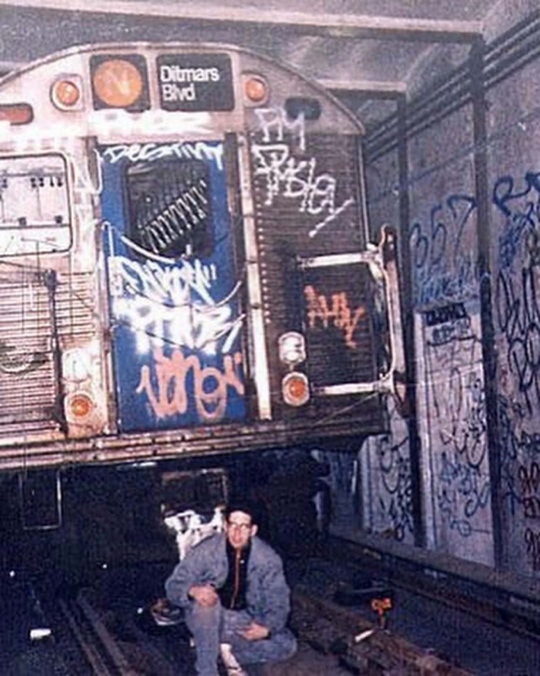 “Underground,” when the New York subway was a cultural manifesto.Cream-colored train cars covered in raised pink and purple letters. Doors that opened onto backlit figures, amid flashing neon lights 2