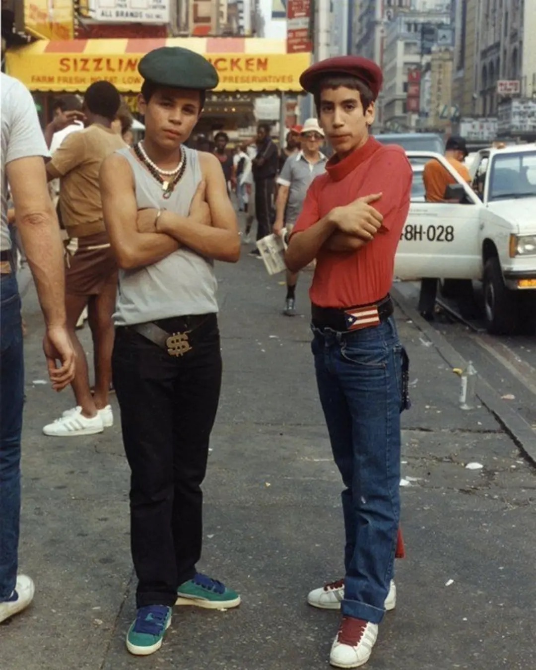 Arms crossed, looking at the camera: Jamel Shabazz and the invention of the hip-hop pose 1