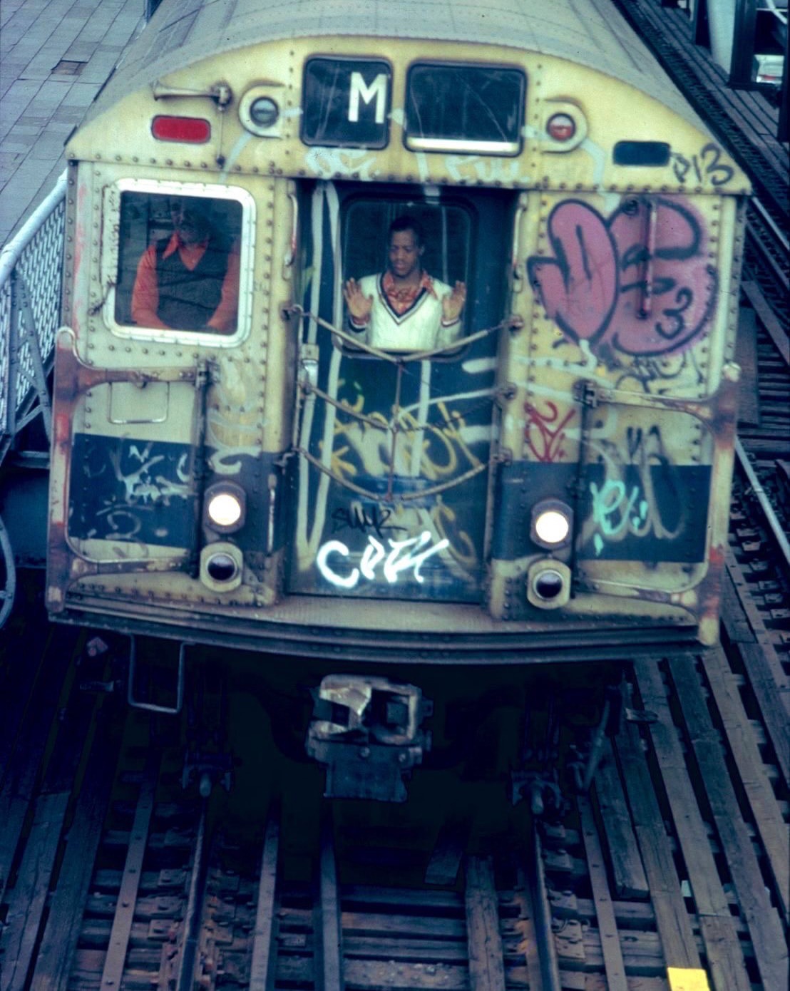 “Underground,” when the New York subway was a cultural manifesto.Cream-colored train cars covered in raised pink and purple letters. Doors that opened onto backlit figures, amid flashing neon lights 3